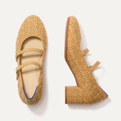 The Double Buckle Mary Jane Heel